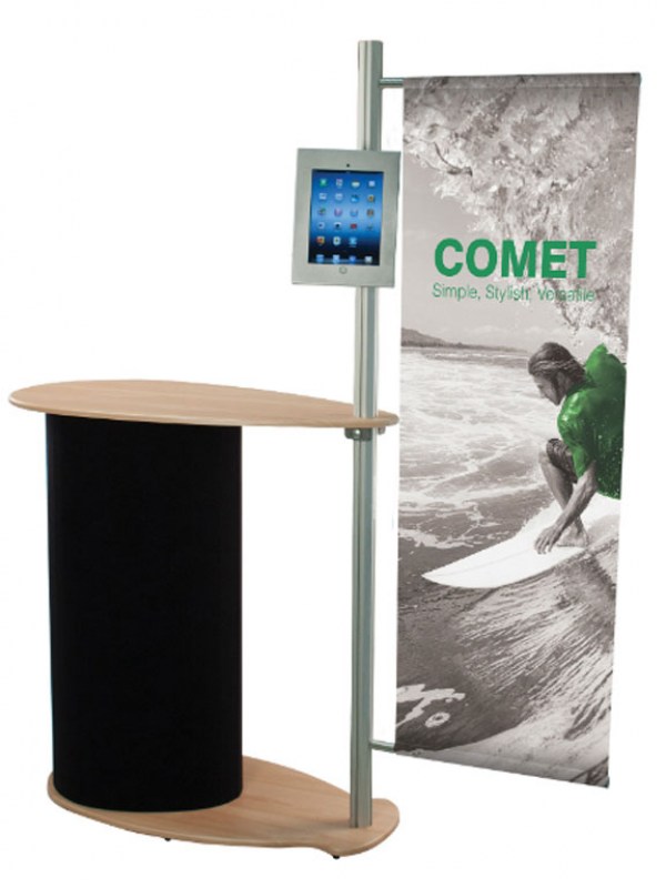 Portable Counter Banner + iPad